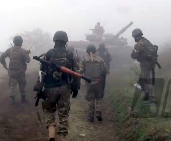 Армяне танками и "Гвоздиками" перемалывают сирийских боевиков и спецназ Азербайджана. Азербайджанская армия не может взять Шуши (2020)