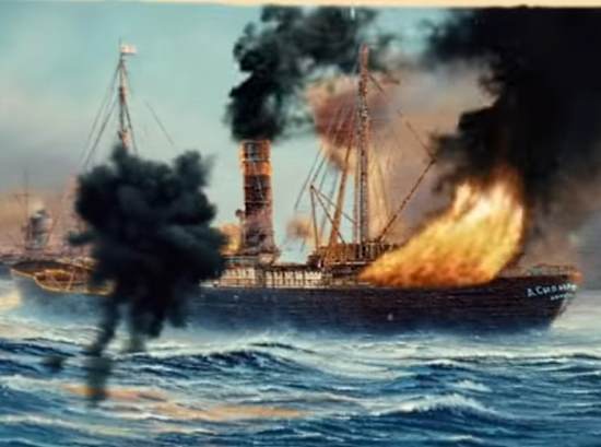 Бой за Арктику. Немецкий крейсер скрытно забрался в советский тыл и уничтожая наш корабль, попытался скрыть свою миссию (2019)