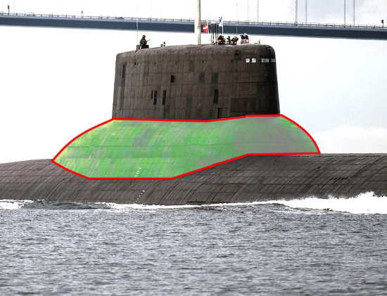 Что скрыто в огромном выступе под рубкой самой гигантской подводной лодки мира? (2021)
