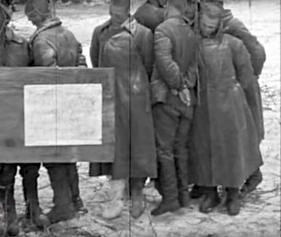 Cибиряки-красноармейцы замученные немцами в битве за Москву. Частная хроника 20-й танковой дивизии Вермахта (1941)