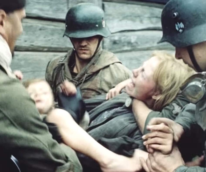 Хроника со съемок военного фильма "Иди и смотри". Люди падали в обморок от увиденных зверств нацистов (1985)