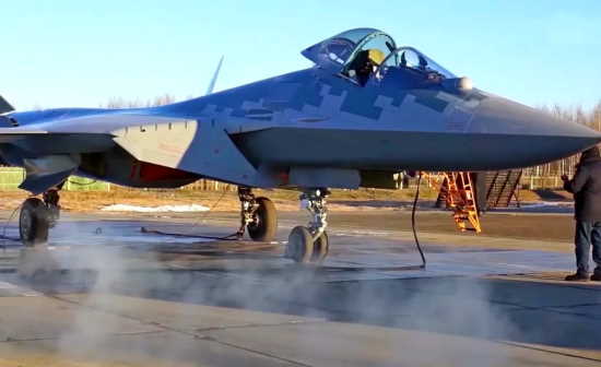 Истребители Су-57 работают на Украине уже несколько недель (2022)