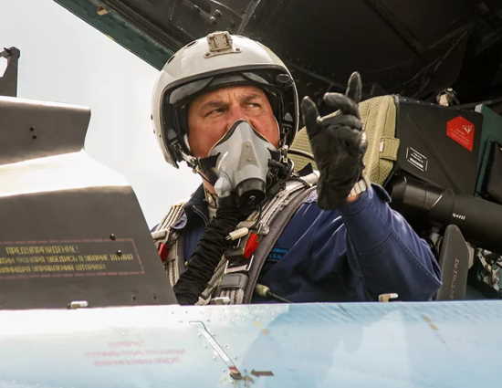 Летчик-истребитель Виктор Дудин сбил уже три украинских самолета Су-27, последний 1 марта (2022)