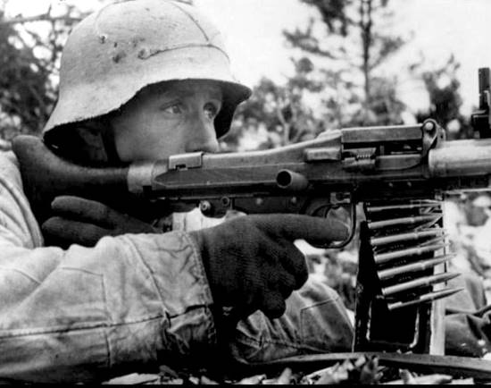 Немецкая пулеметная точка MG-34 на "Невском пятачке" 13 января 1943 (2019)