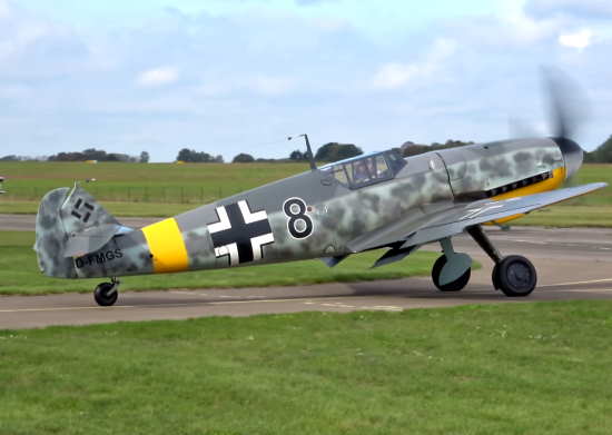 Последний летающий "Мессершмитт" Bf-109 G-6 с родным мотором периода войны (2021)