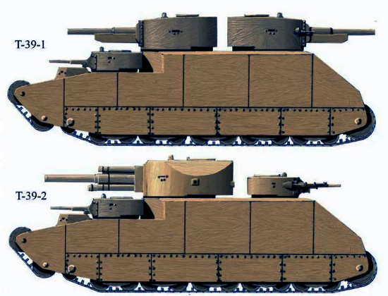 Проекты советского танка-монстра Т-39 весом в 90 тонн (2021)