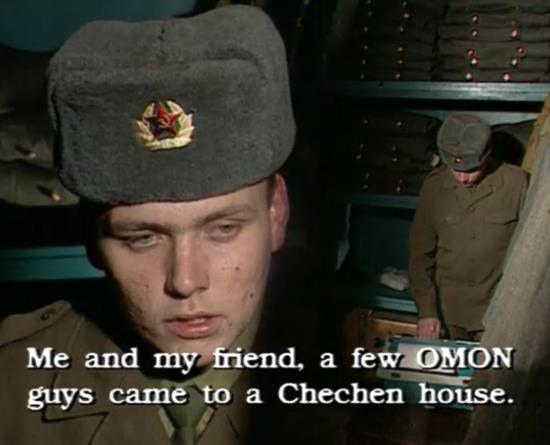 Солдат РФ подружился с чеченскими боевиками. "Сны о войне" (1995)