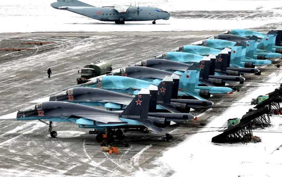 Су-35С ВВО завершили перебазирование в Белоруссию. Комплексы "Ярс" вышли на маршруты боевого патрулирования (2022)