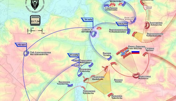 24.07.2024 Украина. Большая сводка с фронта: Волчанск, Липцы, Часов Яр, Новоселовка первая. Фронт закипел, противник стягивает силы для контрудара. Карта боевых действий на Украине. (14 видео)