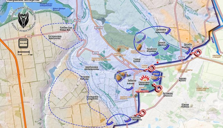 29.08.2024 Последние новости с Украины. В н.п. Селидово жарко, наша армия штурмует город с двух сторон. Карта боев - Купянск, Донецк, Покровск, Торецк. (10 видео)