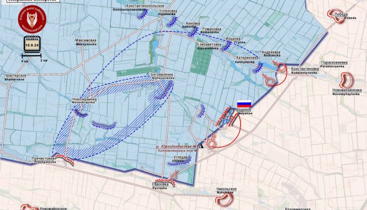 10.09.2024 ВС РФ контролируют восточную часть Макеевки и продвигаются на запад. Освобождена Григоровка, продолжаются бои в Калиновке и Часов Яре. Активные действия на Торецком участке. (12 видео)