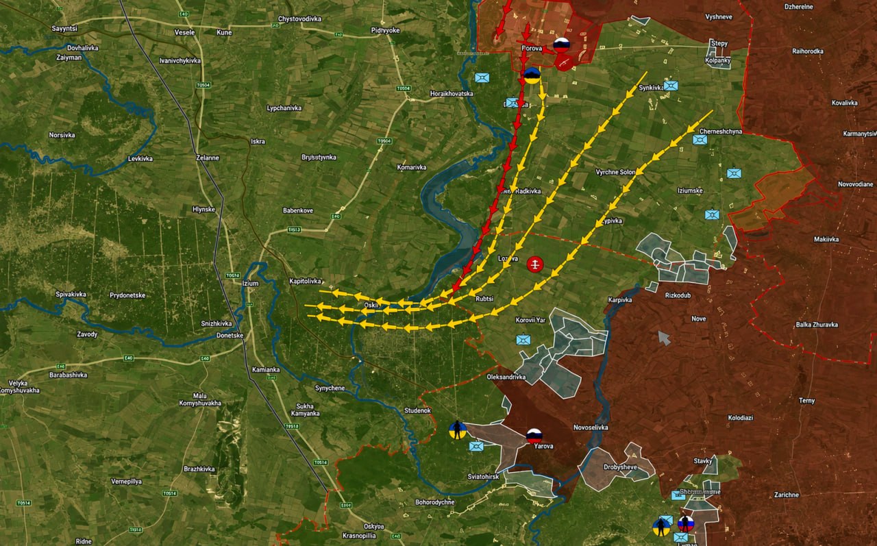 Карта боевых действий